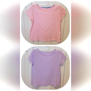 2 Lilly Pulitzer Girls tops Pink and purple size : L